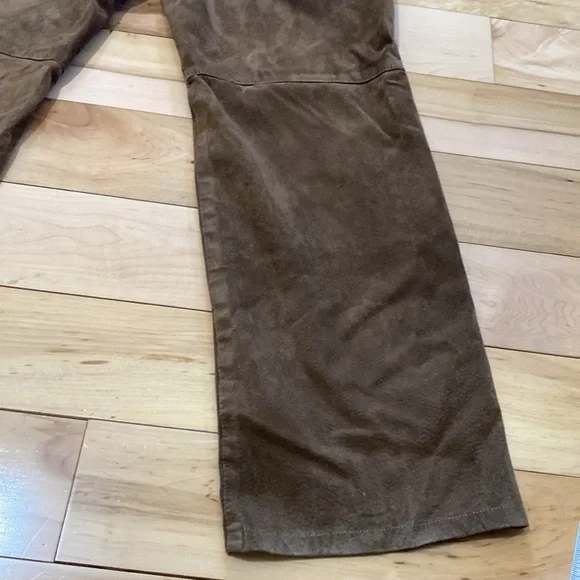 Vintage Brown Suede Pants - Picture 9 of 17